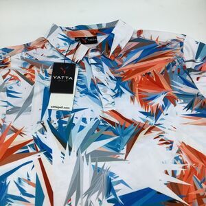 Yatta Golf Mens Fringe‎ Life Short Sleeve Golf Polo Size Medium NWT